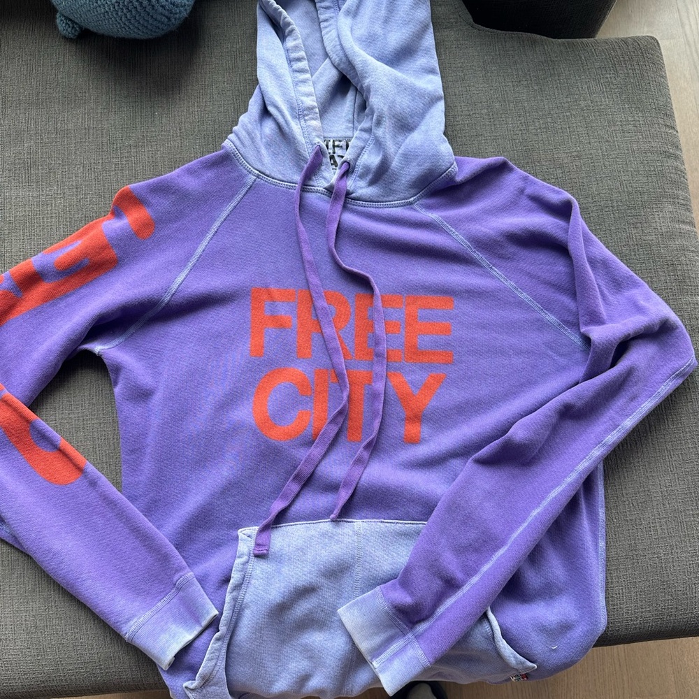 Purple free city hoodie